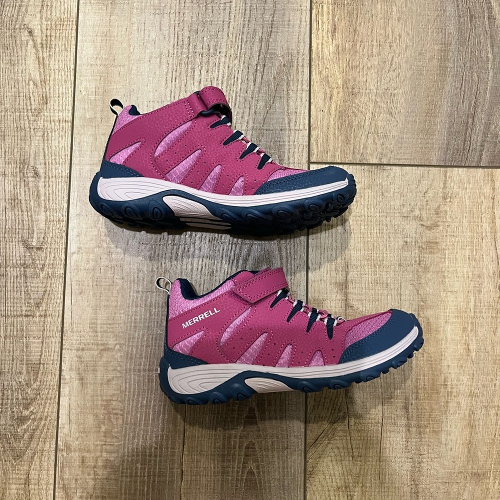 NEW Merrell Pink and Blue Sneakers with Sporty Design